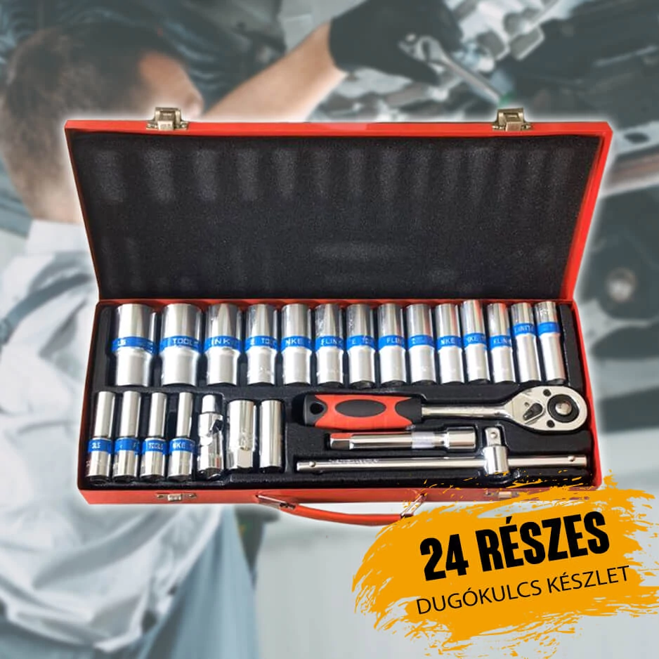 Flinke 24 részes dugókulcs készlet FK2406